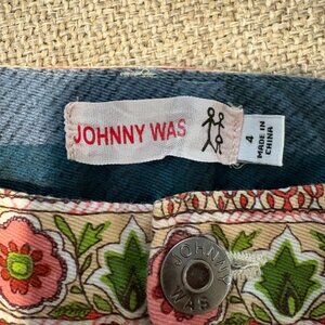 Johnny Was Floral Pant sz 4